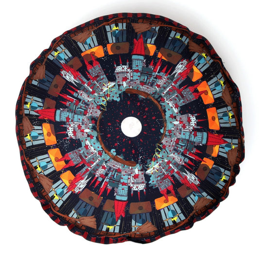 Harry Round Filled Cuhsion 16x16" - Habitt