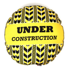 Construction Vehicle Round Filled Cuhsion 16X16