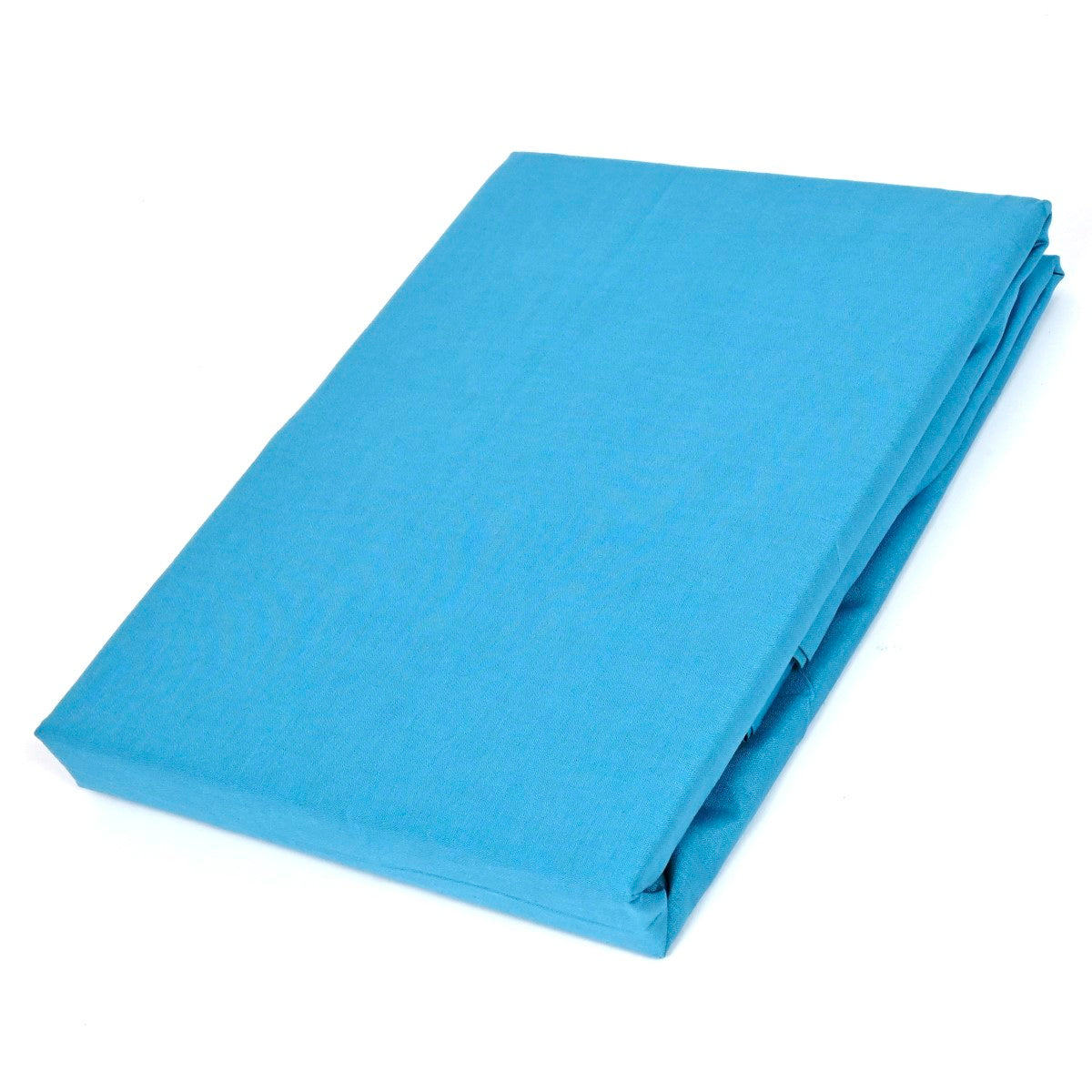 Dyed Aqua Single Bed Sheet 68x96"