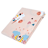 Powder Pink Unicorn Single Bed Sheet 68x96"