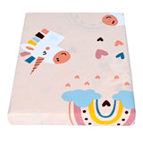 Powder Pink Unicorn Single Bed Sheet 68x96"