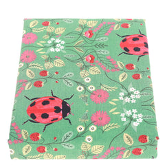 Ledybugs Green Single Bed Sheet 68x96"