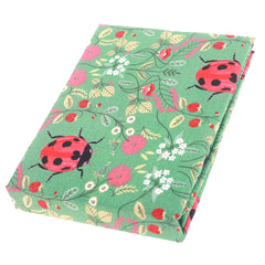 Ledybugs Green Single Bed Sheet 68x96"