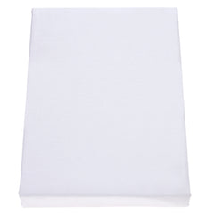 White Dyed Single Nbed Sheet 68x96