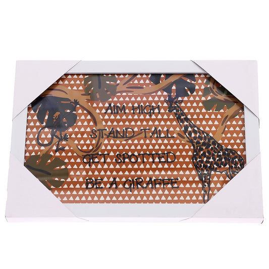Giant Giraffe Wall Art 8X12 (Giraffe Aim High) - Habitt