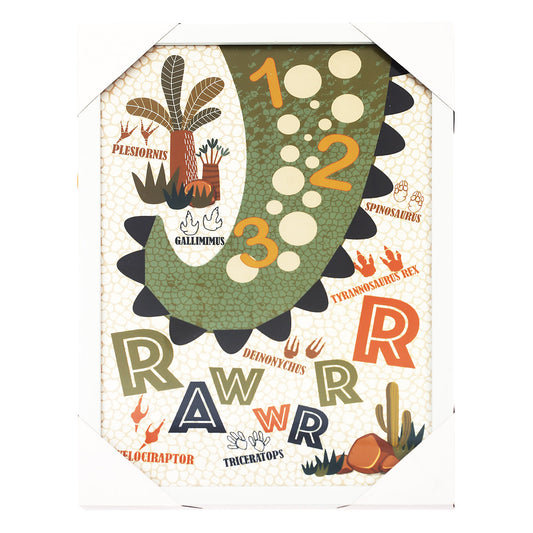 Jurassic World Wall Art 12X18 (Rawrrr) - Habitt