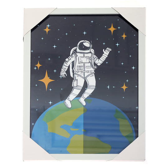 Into the Space Wall Art 12X18 (Astronaut) - Habitt