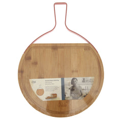 Round Bamboo Cutting Board with Handle – Durable Kitchen Chopping Board - Habitt