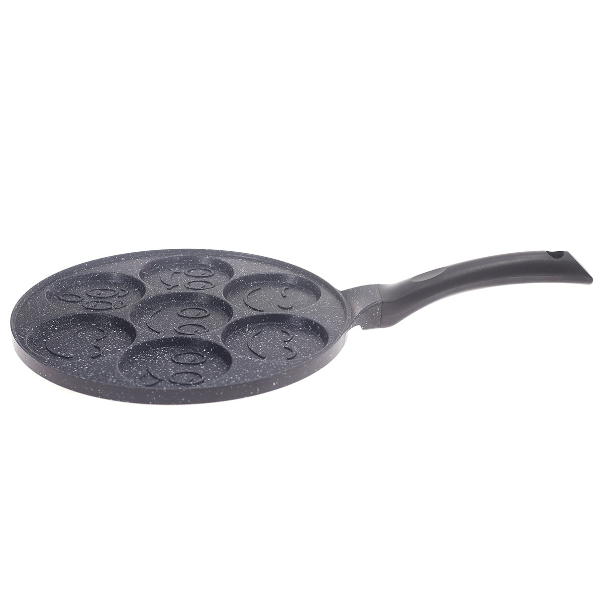 7 HOLE SMILING FACE FRYING PAN 101934