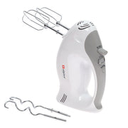 Alpina Hand Mixer 200W with Multiple Speeds, Beaters & Dough Hooks – Compact Electric Mixer (SF-1010) - Habitt