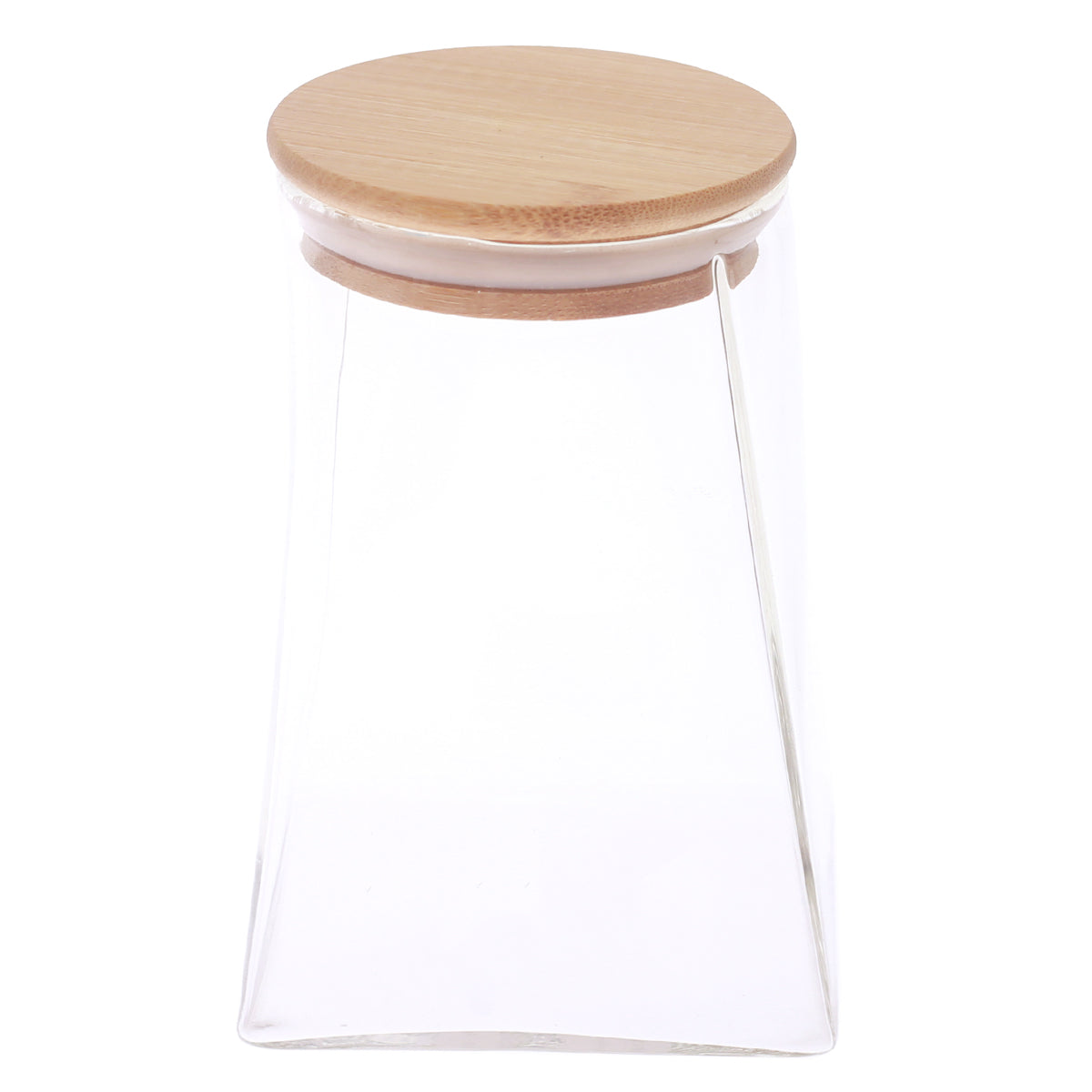 Glass Jar Wood Lid L 7228-22