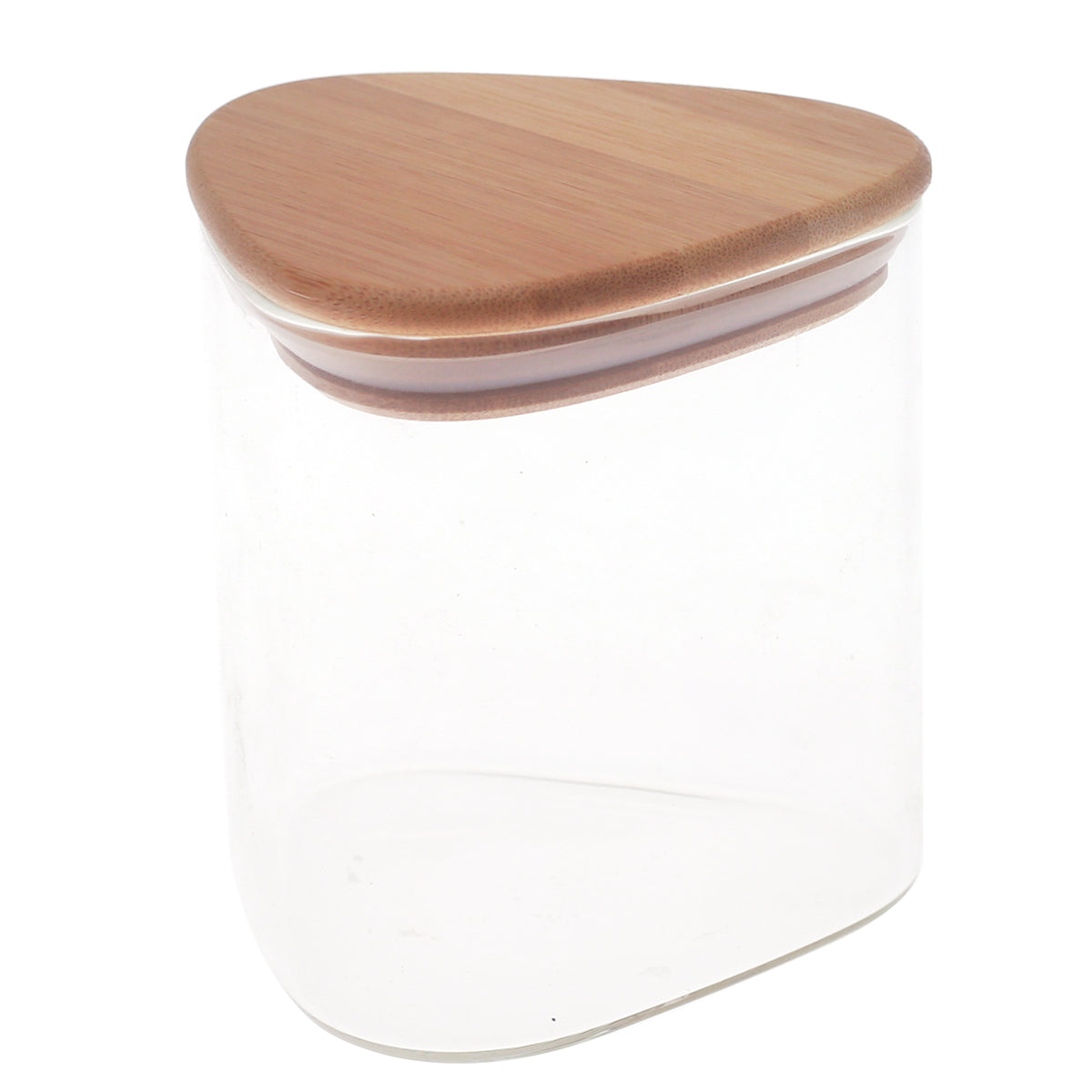 Glass Jar Wood Lid S 7228-24