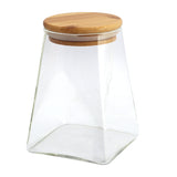 Glass Square Jar