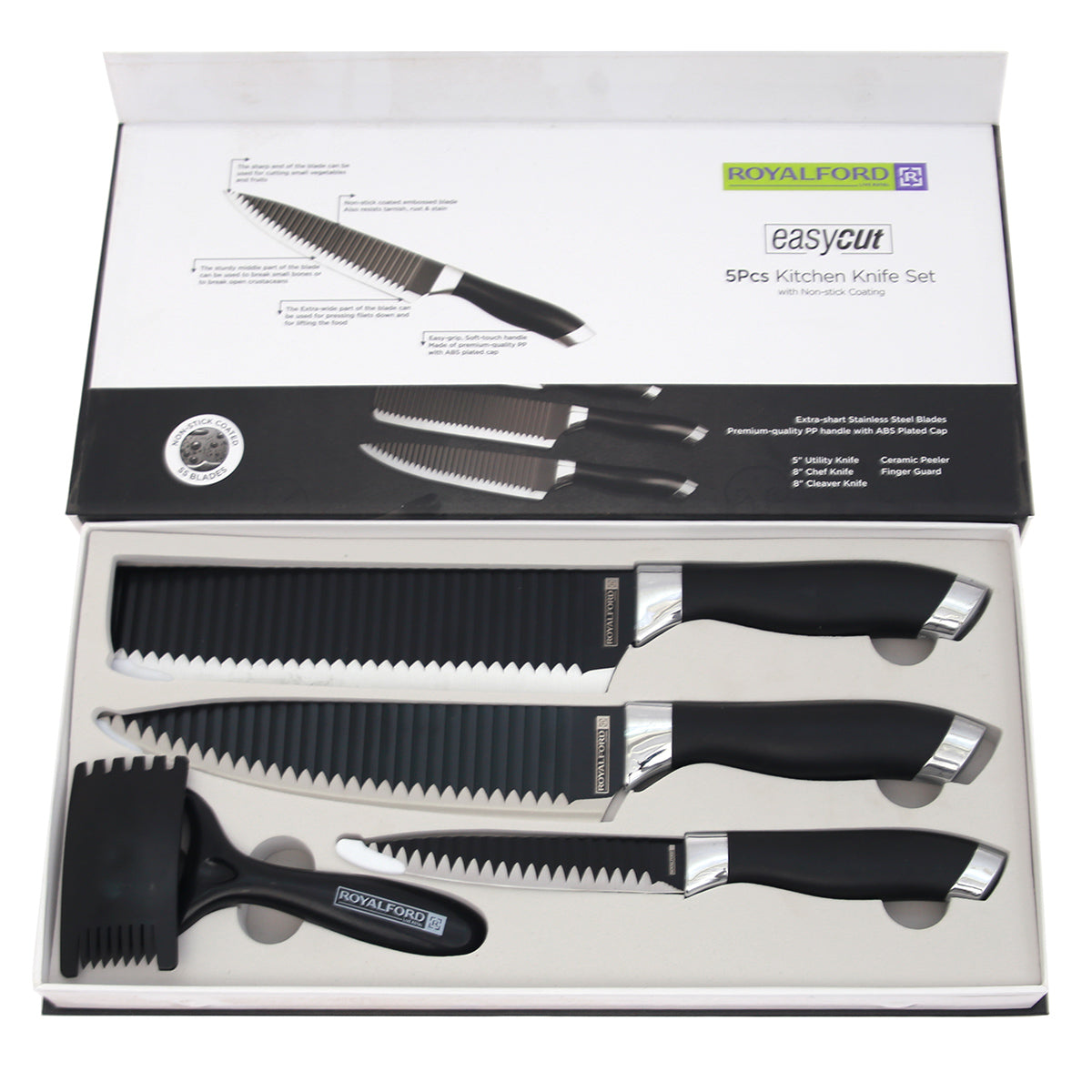 5PCS ROYAL RORD KNIFE SET RF10461