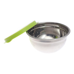 SALAD STEEL BOWL W/COVER