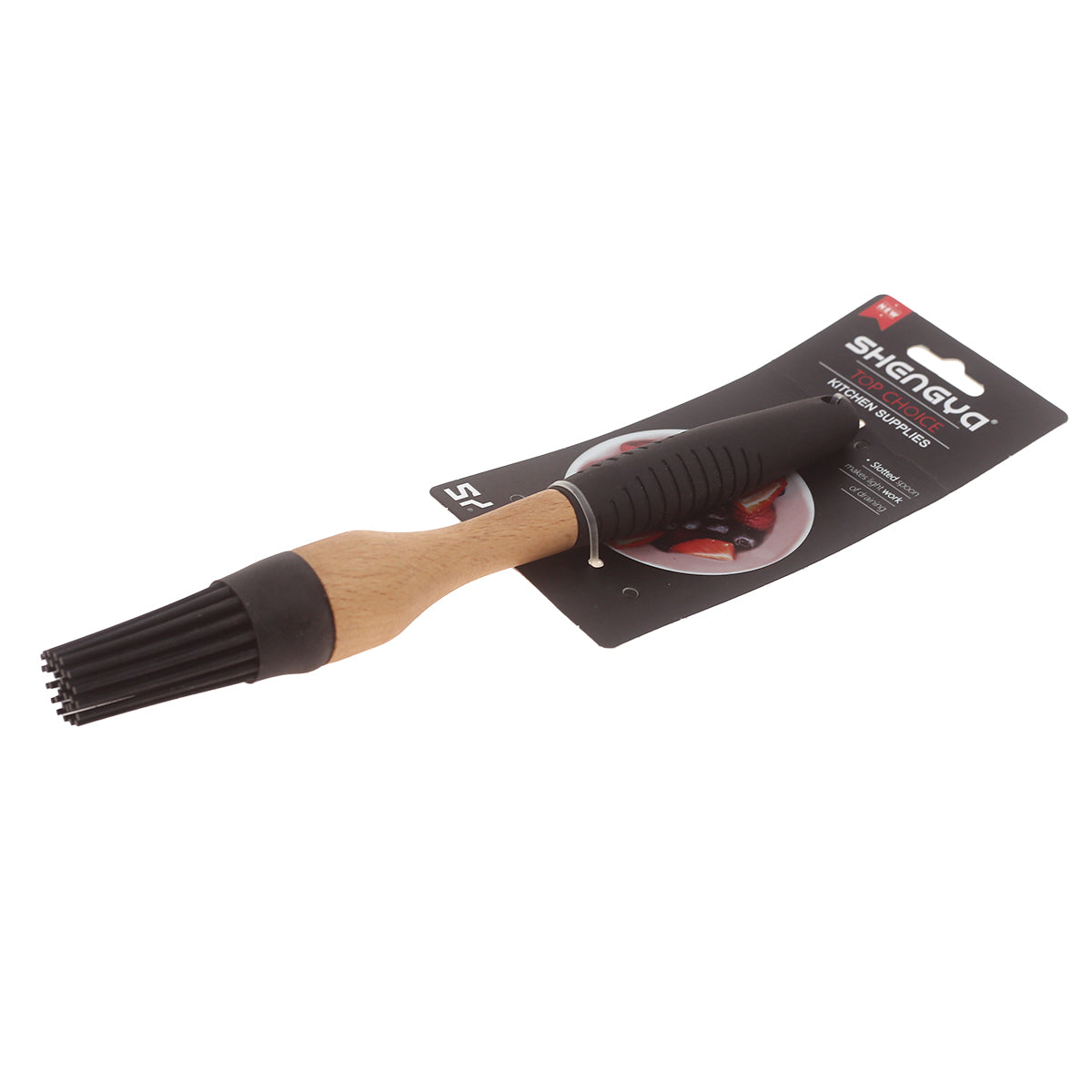 BLACK SILICON OIL BRUSH (RND) AT-P4590