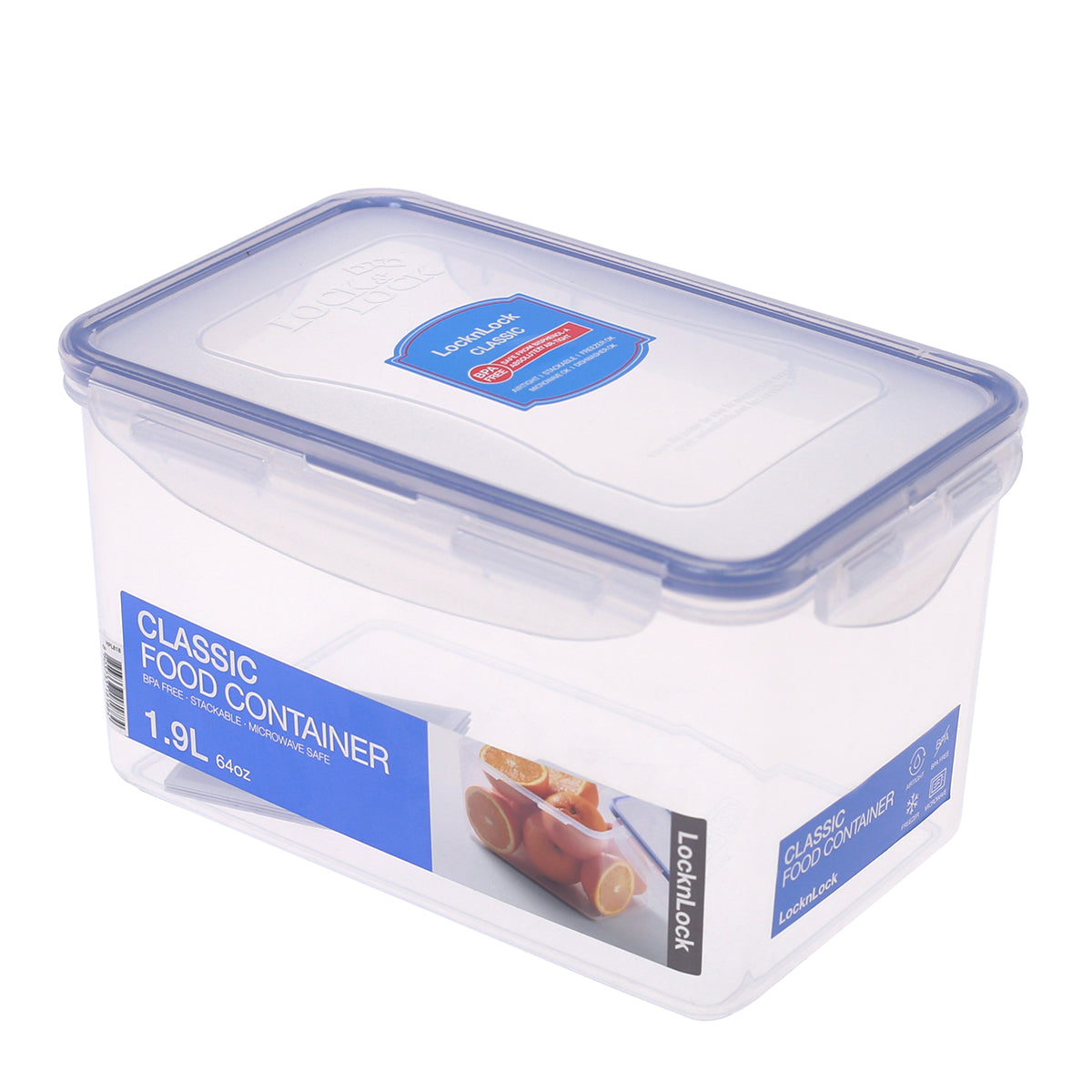 RECT TALL FOOD CONTAINER 1.9L LLHPL818 SB