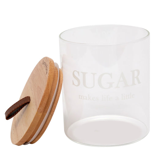 1988-37 Glass Sugar Jar Danny Home - Habitt