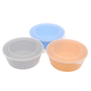 3PCS Storage Bowl with Lid – Multicolor - Habitt