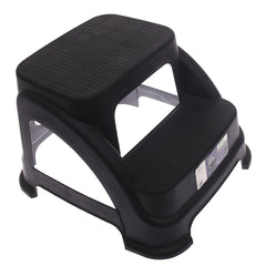 Two Step Stool – Grey, Brown, Black