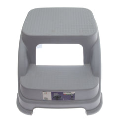 Two Step Stool – Grey, Brown, Black