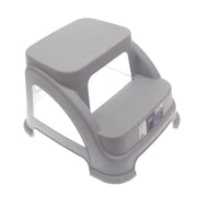 Two Step Stool – Grey, Brown, Black - Habitt
