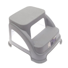 Two Step Stool – Grey, Brown, Black