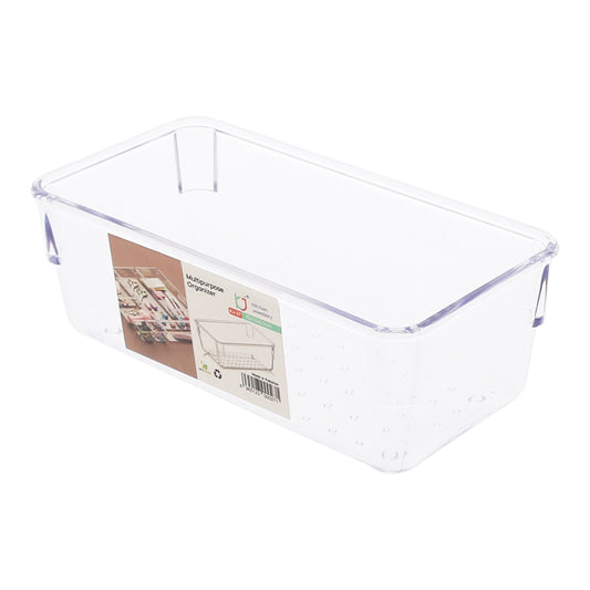 Multipurpose Organizer Box – Clear Plastic Storage Container for Home & Office