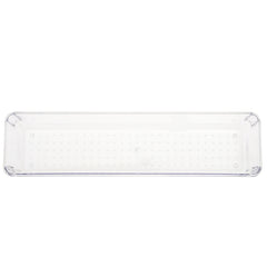 Long Multipurpose Organizer Tray – Clear Plastic Storage for Drawers & Countertops