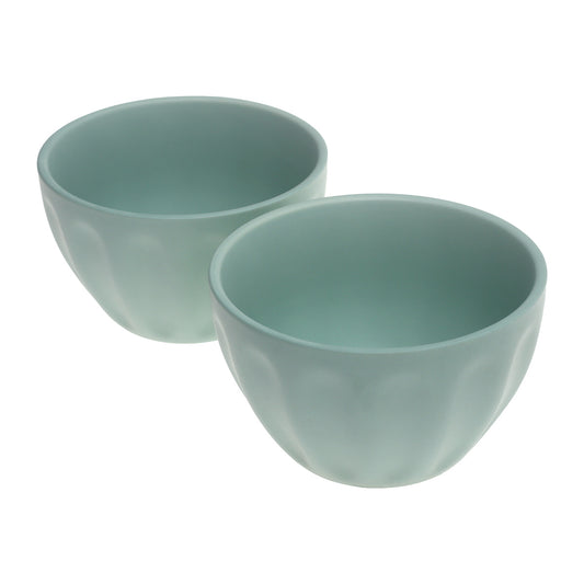 5" Ceramic Bowl Set – 2-Piece Matte Finish Snack & Dessert Bowls