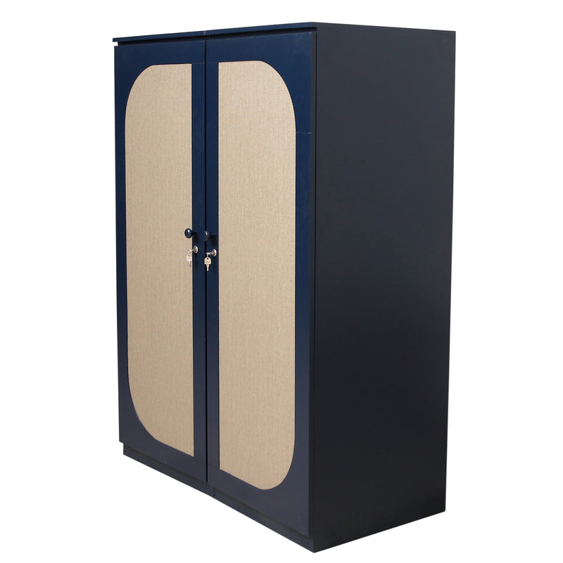 Lancaster black 2 wardrobe - Habitt