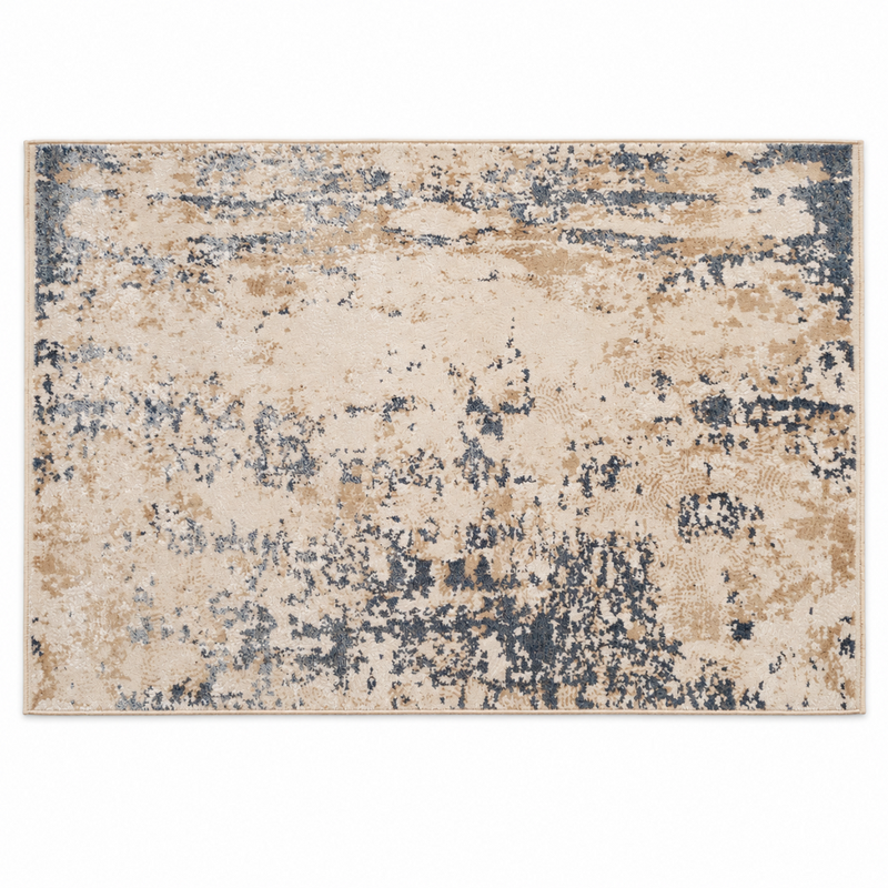 Rugs –  5x8  Ft NU62ACREAM C BLUE