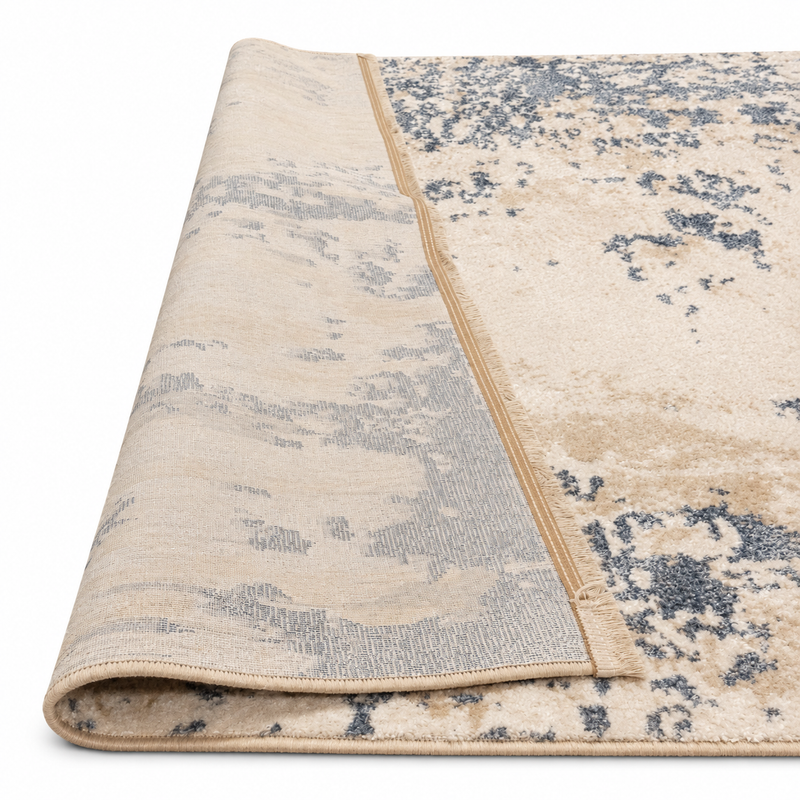 Rugs –  5x8  Ft NU62ACREAM C BLUE