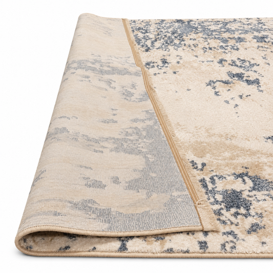 Rugs –  5x8  Ft NU62ACREAM C BLUE