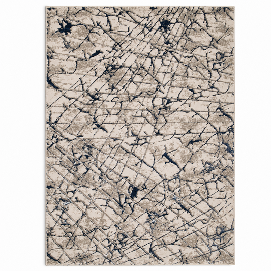 Rugs –  5x7 Ft  EH29ASH_L_GRAY/P_D_BLUE