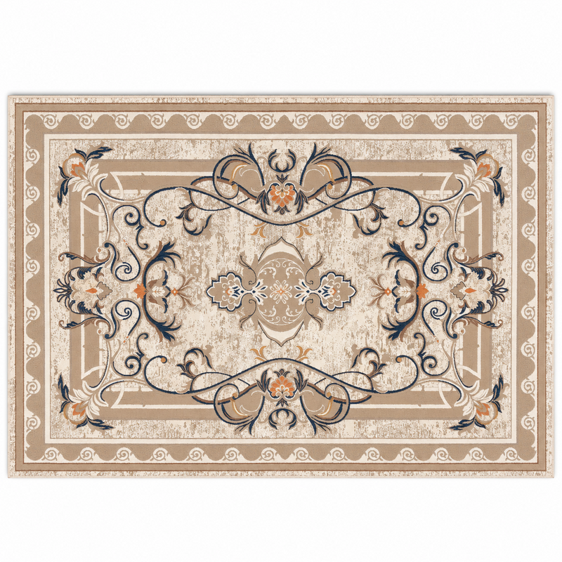 Rugs – Printed 5x8 Ft - EJ88ASH_WHITE SH_NAVY