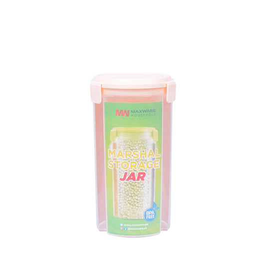 1pc Marshal Storage Jar 2200ml – Airtight BPA-Free Food Container for Kitchen Organization (Grey, White, Beige, Pink)