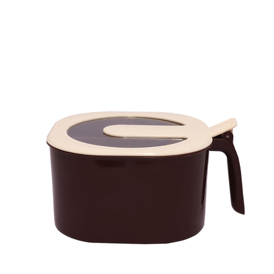 1pc Modern Spice Kit Small 1000ml – Plastic Kitchen Spice Container with Lid & Handle (Multi-Color Options)