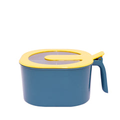 1pc Modern Spice Kit Small 1000ml – Plastic Kitchen Spice Container with Lid & Handle (Multi-Color Options)