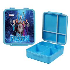 1pc Kids Munch Box – 4 Compartment Lunch Box with Cartoon Prints
