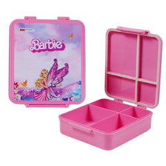 1pc Kids Munch Box – 4 Compartment Lunch Box with Cartoon Prints