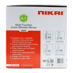 Nikai 4 in 1 Blender & Grinder NFP1724N