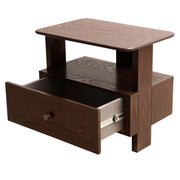 Lowa Arc King Size Bed with 2 Side Tables - Habitt