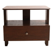 Lowa Arc King Size Bed with 2 Side Tables - Habitt