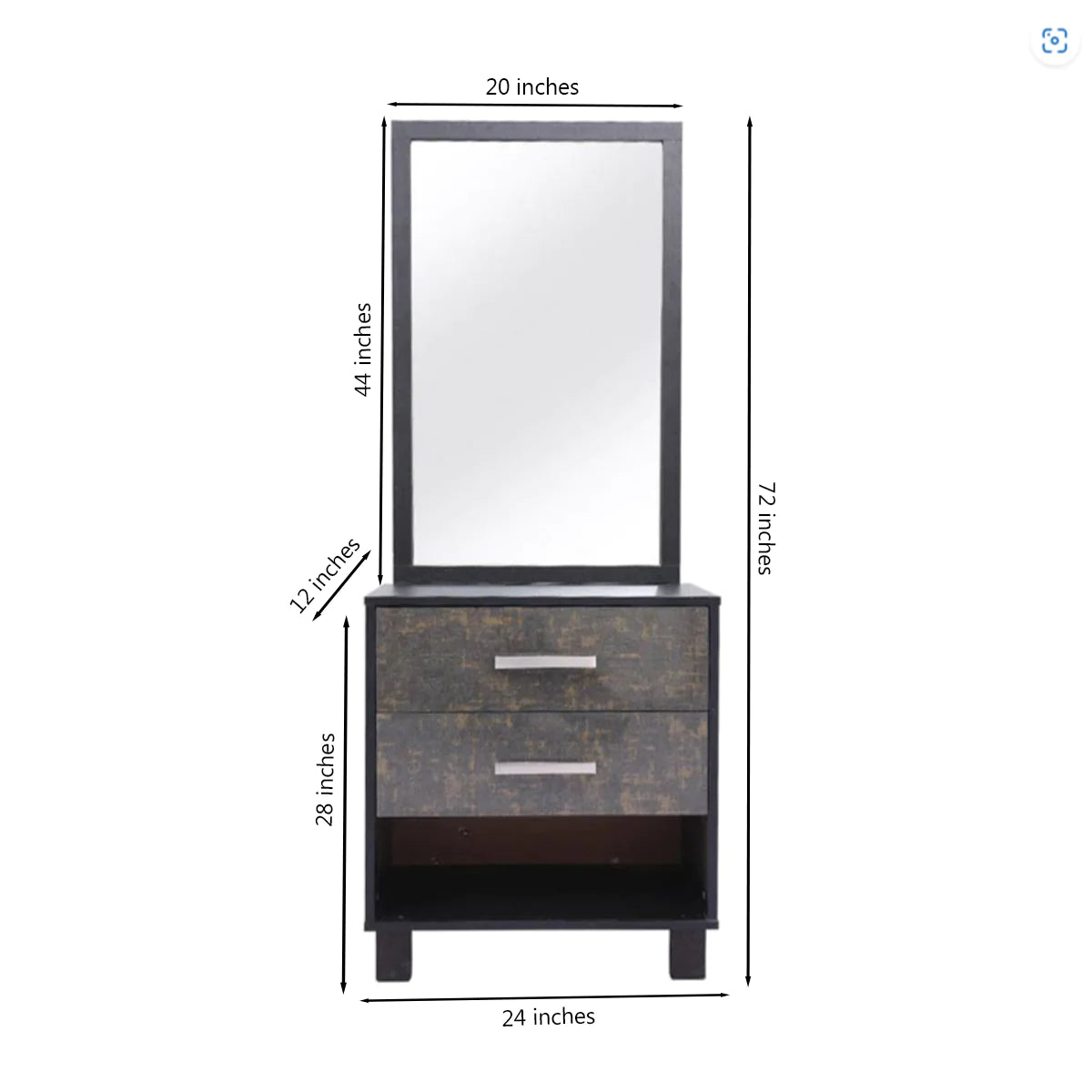 Novak - Bed , Dresser & 3 Door wardrobe