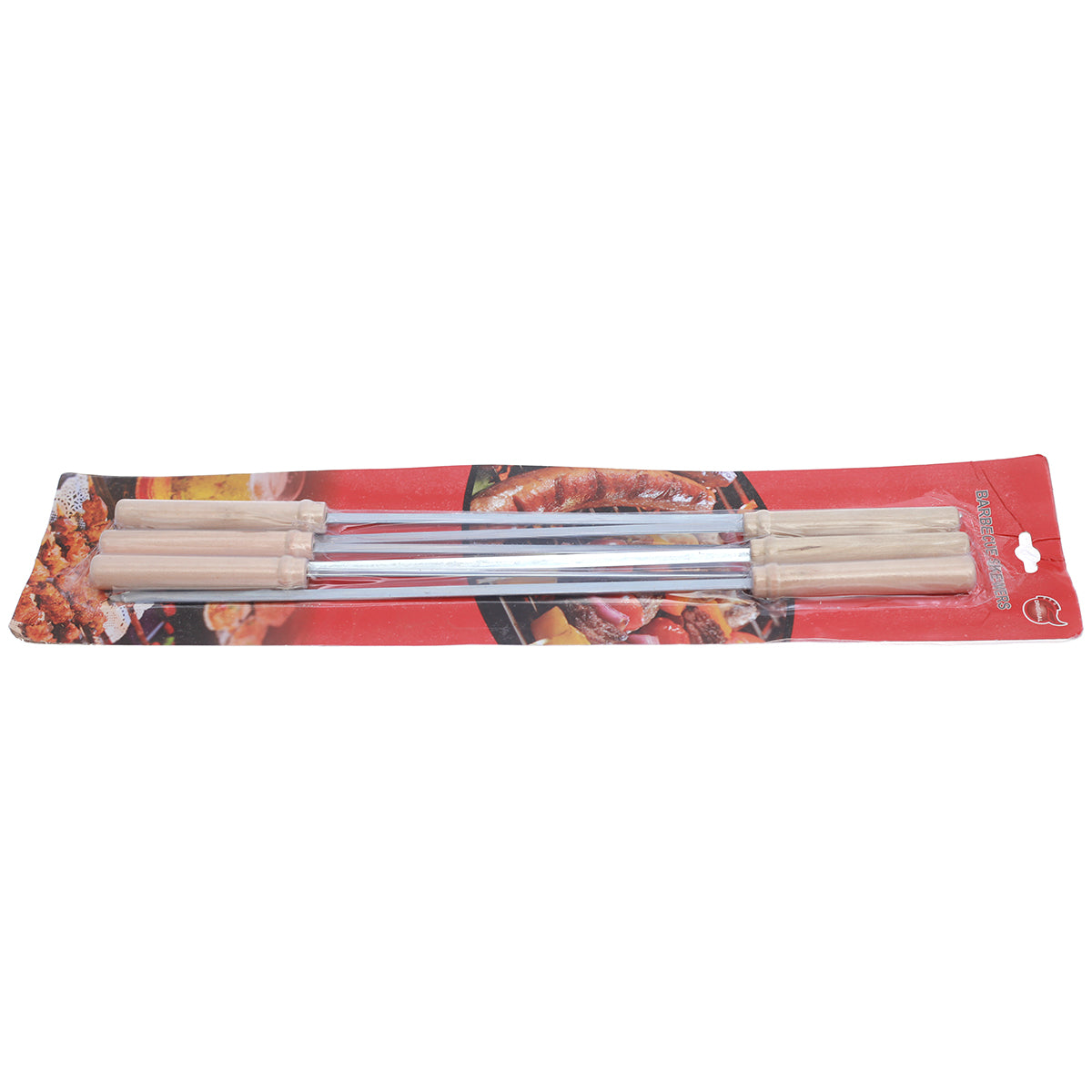 BBQ WOODEN 6 PCS STICKS