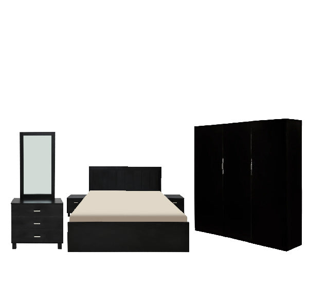 Blair Bundle - Bed Dresser &  3 Door wardrobe