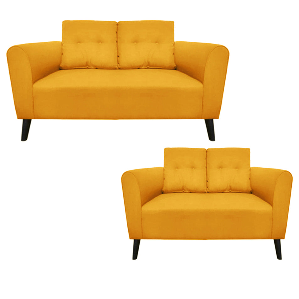 Rovak Sofa Set Bundle (Yellow)