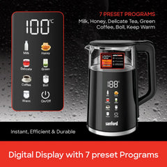 Sanford Digital Electric Kettle 1.7L – Model SF3361EK | Touch Screen Smart Kettle