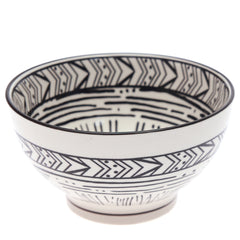 Bowl Black White 7876-35